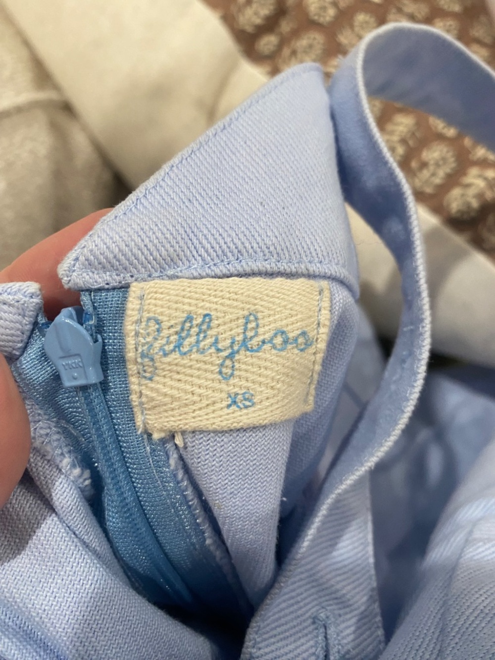 Fillyboo Light Blue Embroidered Jumpsuit with Floral and Bird Motif - Picture 8 of 8